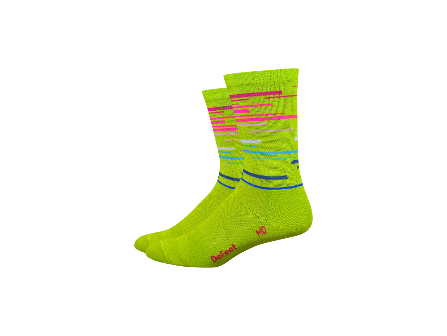 Sock Defeet Wooleator Comp DNA 6'' Medium Lime