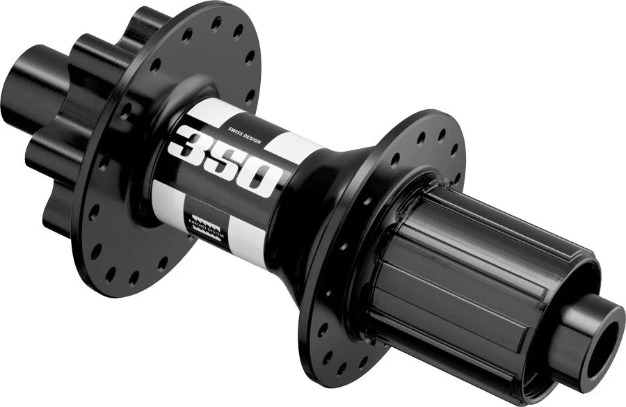DT Swiss 350 Rear Hub 12 x 142mm 6 Bolt HG 11 Black 32h