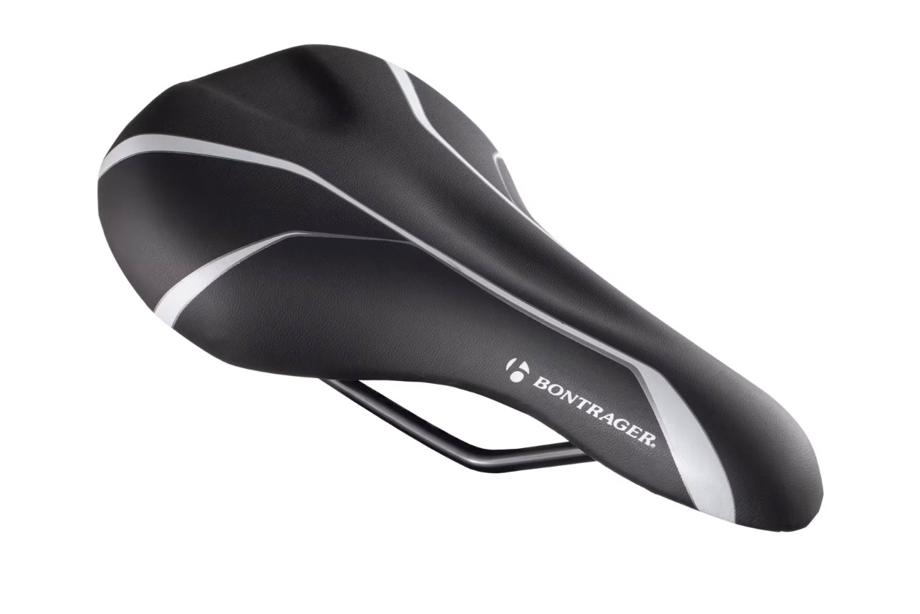 SADDLE BONTRAGER COMFORT KIDS VINYL/STEEL RAILS BLACK