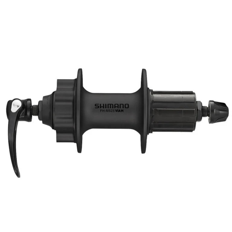 Shimano, Deore FH-M525, Rear disc brake hub, 32H, 6-bolt, 135mm, QR, Black