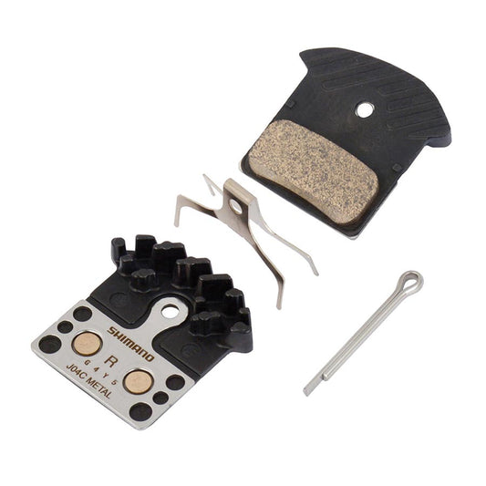 SHIMANO J04C METAL PAD W/FIN, W/SPRING, W/SPLIT PIN, 1 PAIR ONE