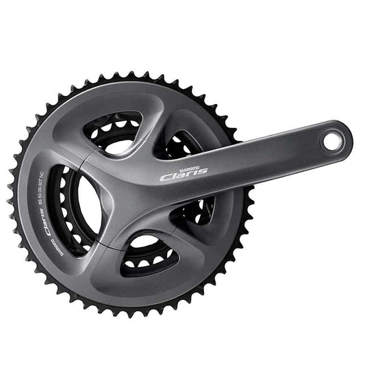 Shimano, Claris FC-R2030, Crankset, Road, 8 sp., 24mm, 30/39/52T, BCD:110, Hollowtech II, 170mm, Grey