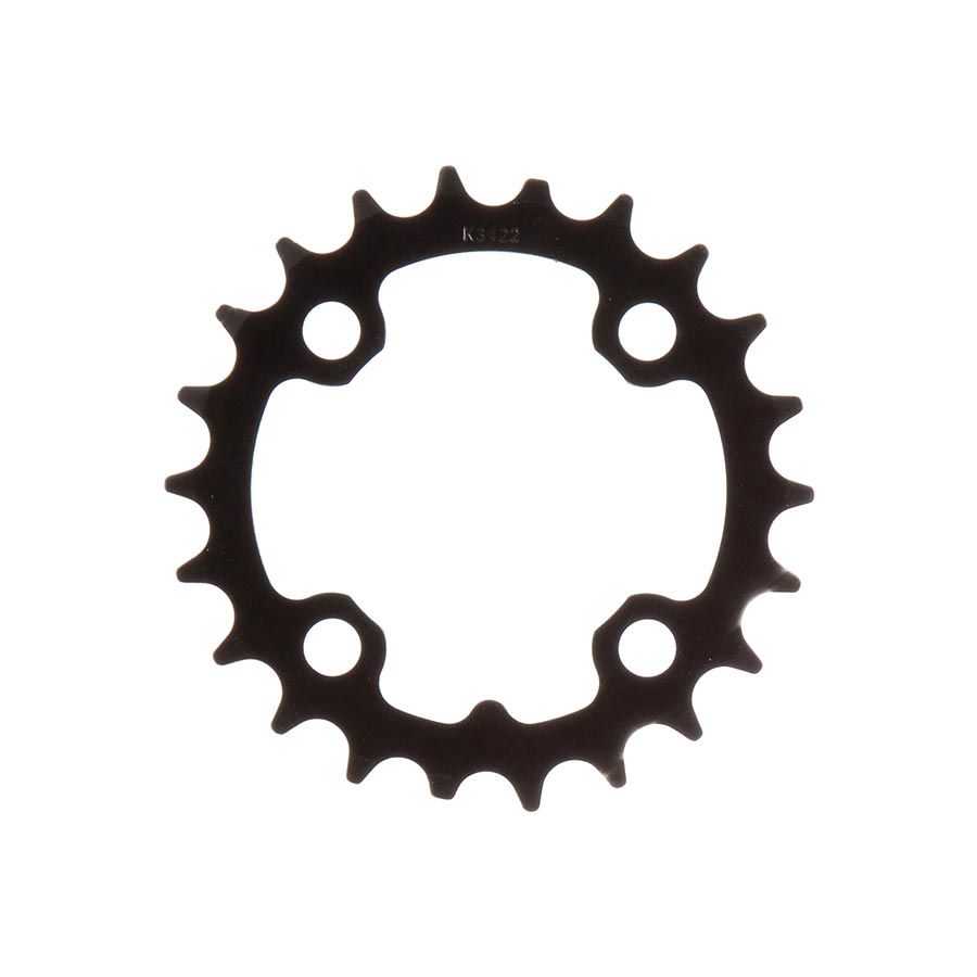 Truvativ, 22T, 9 sp, BCD 64mm, 4-Bolt, Inner Chainring, For MTB triple, Steel, Black