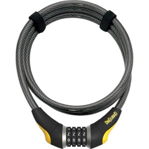 OnGuard Akita Cable & Combo Lock 185CM x 12MM