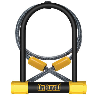 ONGUARD BULLDOG DT LOCK WITH 4' BRAIDED STEEL CABLE