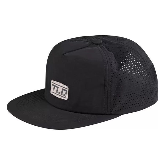 TLD UNSTRUCTURED SNAPBACK SPEED LOGO HAT; CARBON