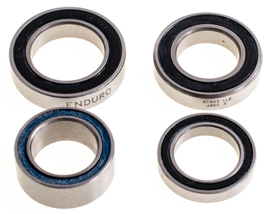 I9 Torch Mountain Bearing Kits - Mountain Rear ONLY bearing kit Kit (1x 61804, 1x 61803, 1x 61903, 1x 3803 double row)