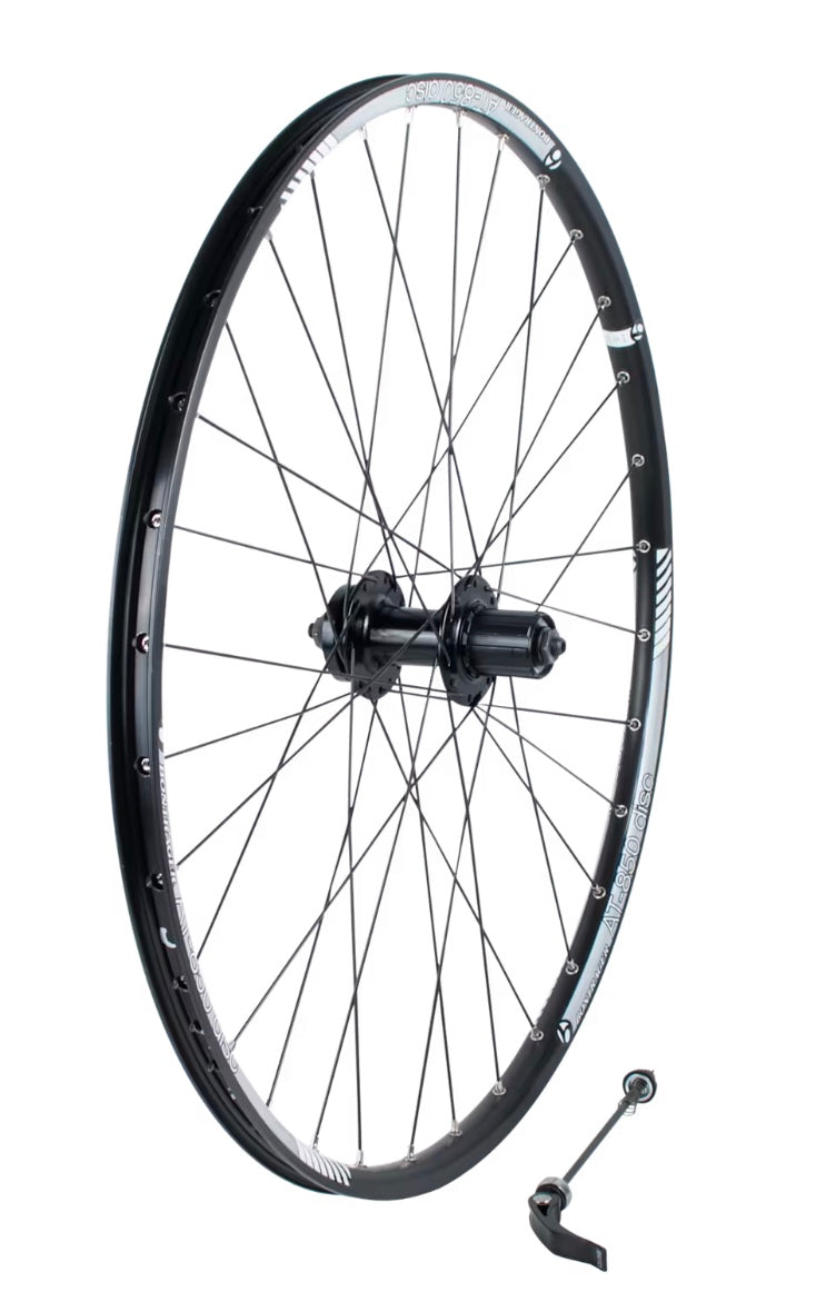 Wheel Rear 26 At850dc22 6 Bolt Disc 32H Qr Black Neutral