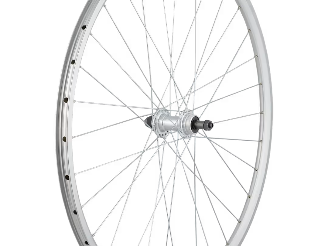 Sta-Tru 700c 32H Rear Wheel Tubeless Ready Threaded FW QR Silver