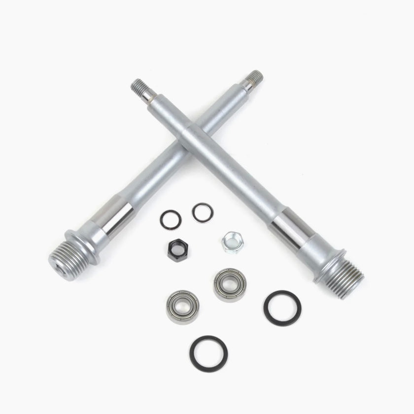 Chromag Contact Axle Kit L&R axle, bearings, & bushings Pedal Rebuild