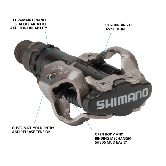 Shimano PD-M520 Black MTB SPD Pedal