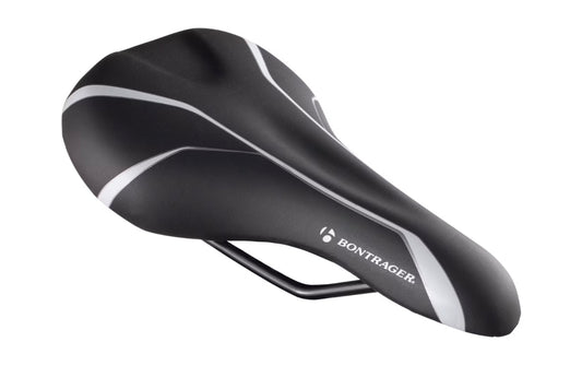 SADDLE BONTRAGER COMFORT KIDS VINYL/STEEL RAILS BLACK