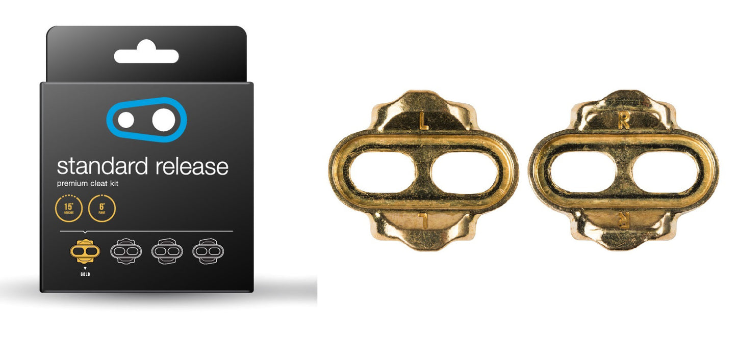 Crank Bros Premium Cleats 6 Degree Float, 15 Degree Release Angle (Standard)