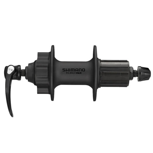 Shimano, Deore FH-M525, Rear disc brake hub, 32H, 6-bolt, 135mm, QR, Black