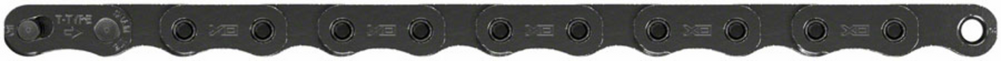 SRAM, X0 Eagle T-Type Flattop, Chain, Speed: 12, Links: 126, Black
