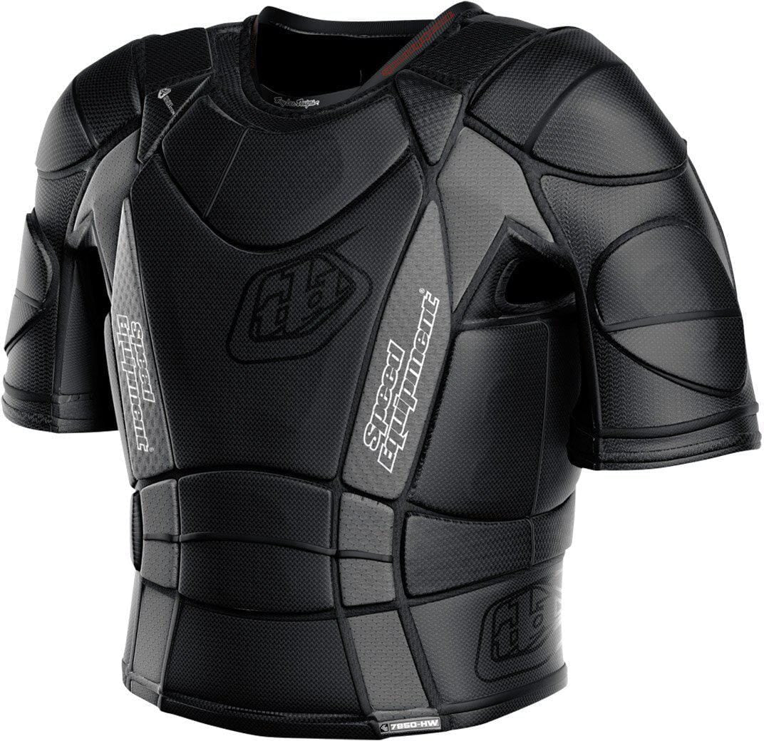 Troy Lee Designs 7850 Upper Protection Short Sleeve Shirt Black / Large