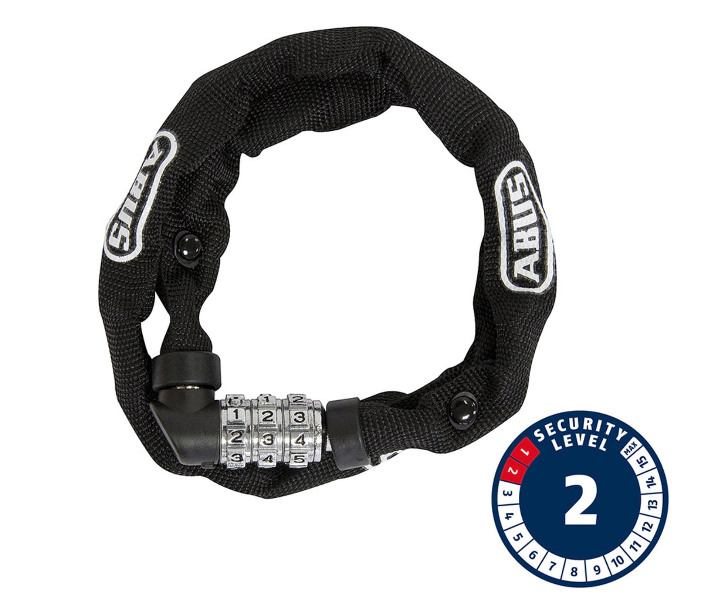 Abus, 1200, Chain with combination lock, 110cm